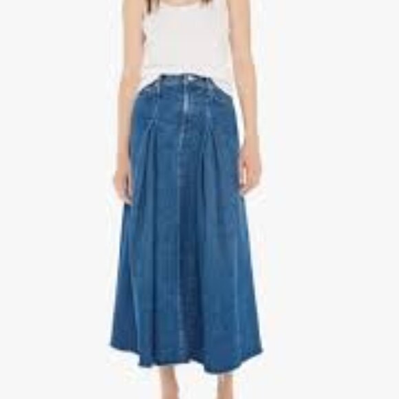 Mother The pleated Maxi Skirt 27 - Picture 1 of 11